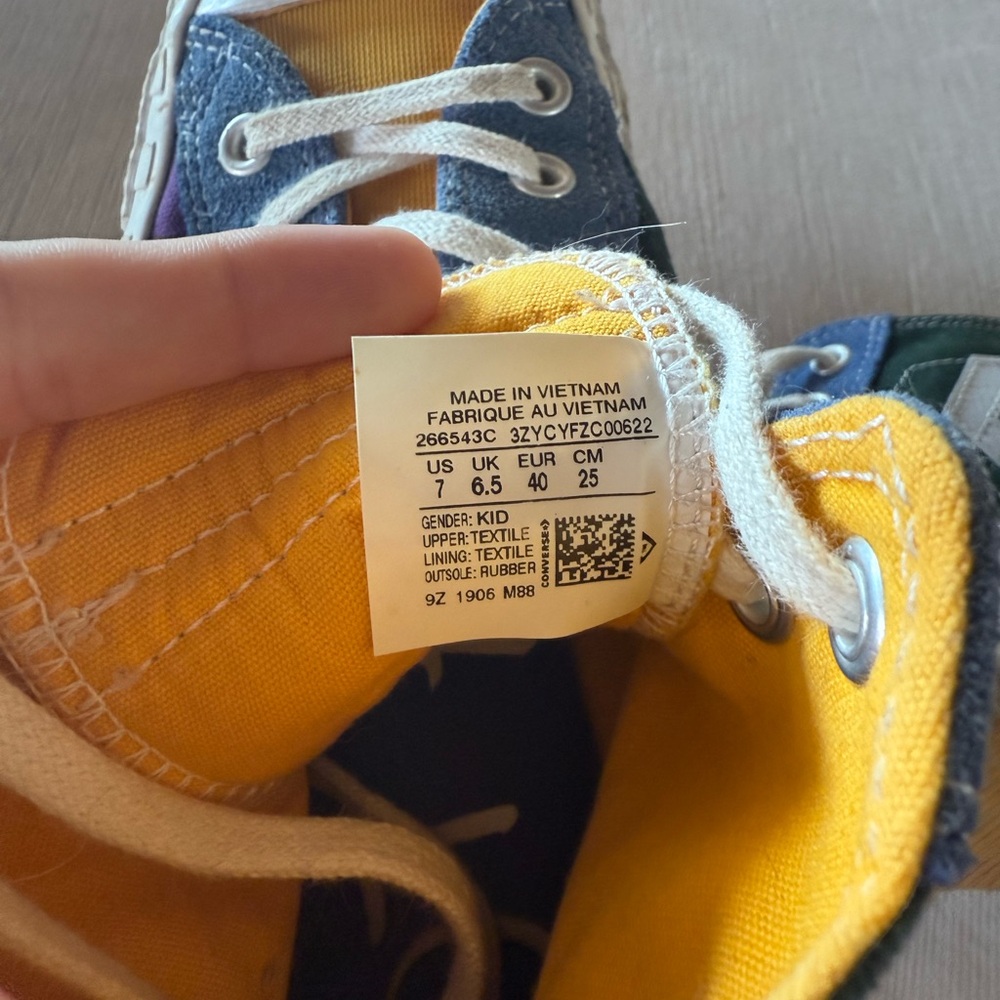 Multi-Color Rare Converse High-Tops - Picture 5 of 5